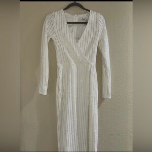 Lulu’s White Maxi Dress NWT